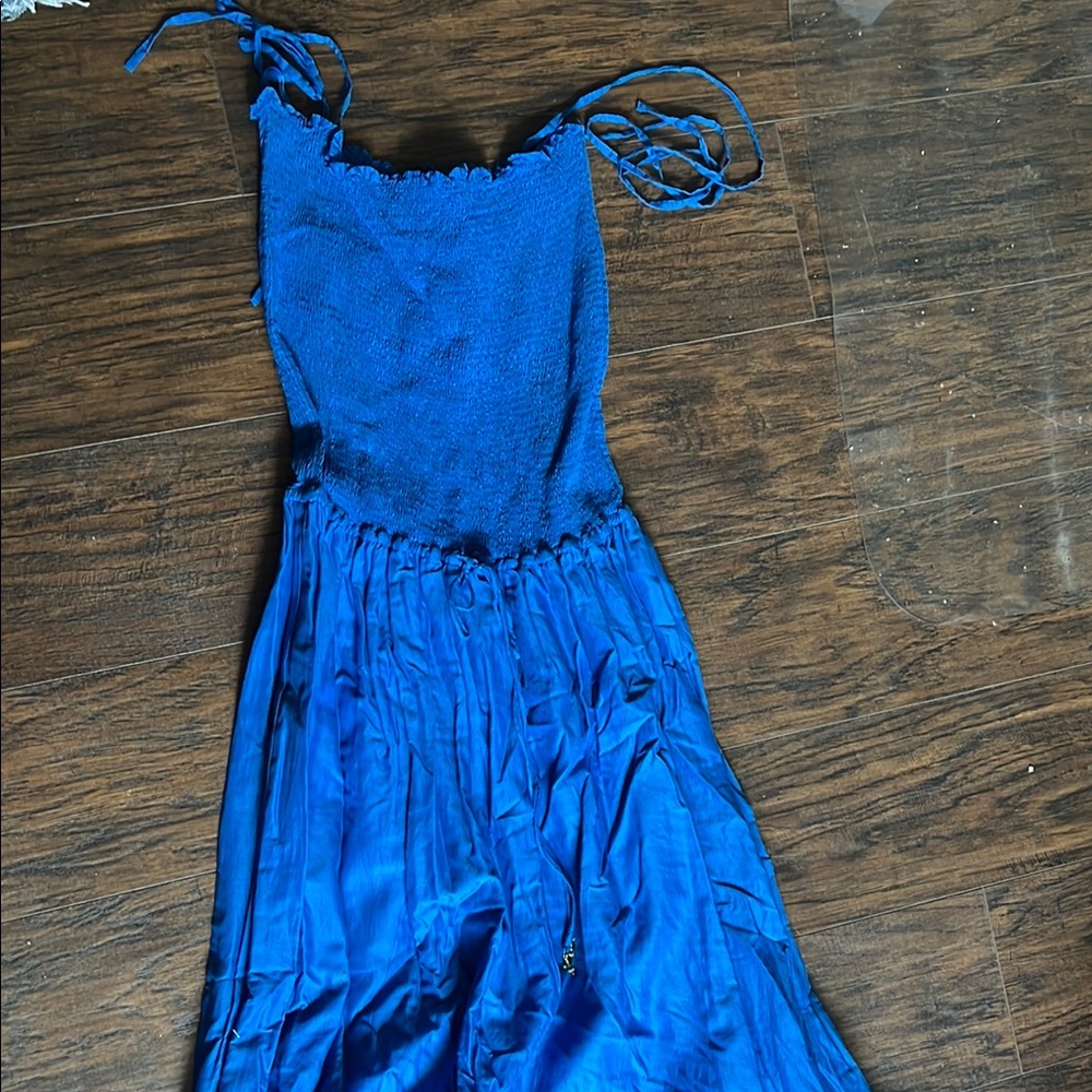 Lauren Ralph Lauren Royal Blue Textured Top